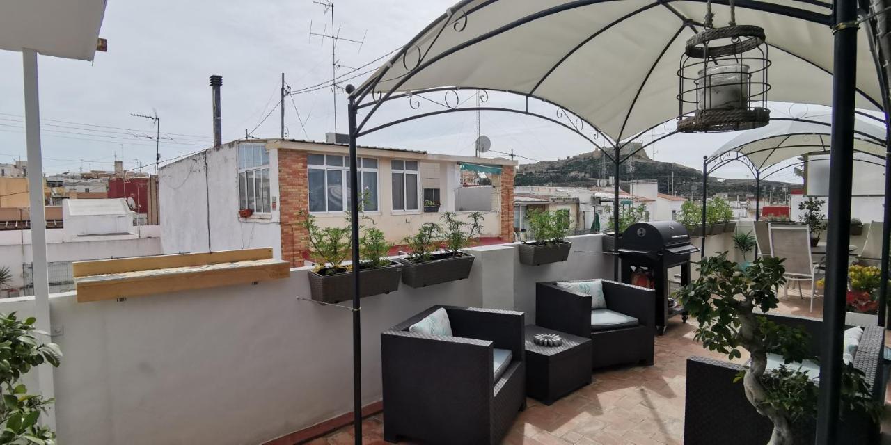 Apartamento Amazing Penthouse With Views To The Castle Alicante Exterior foto